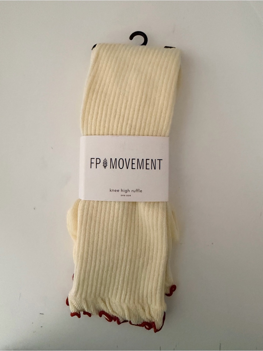 Free People Knee-High Ruffle Socks